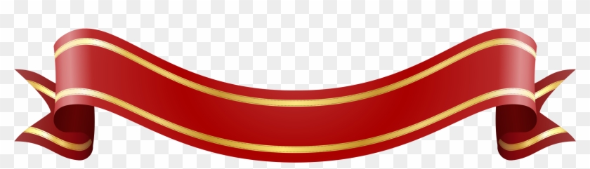 Similar Clip Art - Red Gold Banner Ribbon #62925