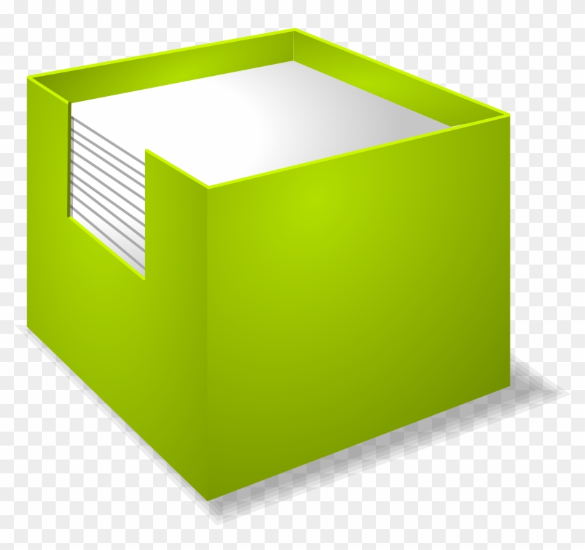 Paper Post-it Note Box Clip Art - Paper Post-it Note Box Clip Art #62978