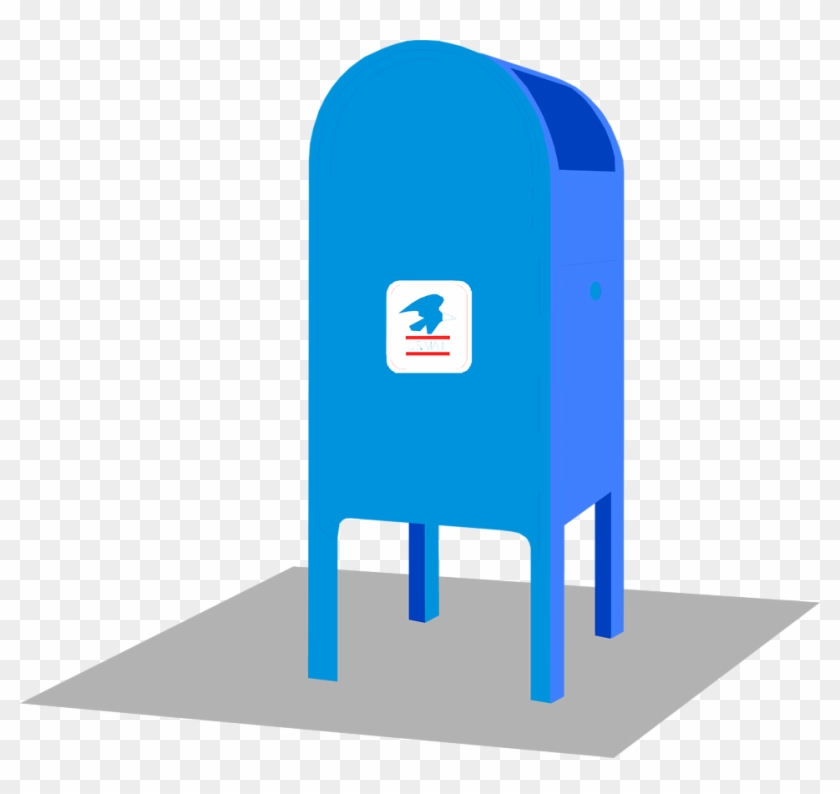 Mailbox Mail Blue Mail Clipart Home Dayasrioa Top Image - Post Office Mailbox Clipart #62994