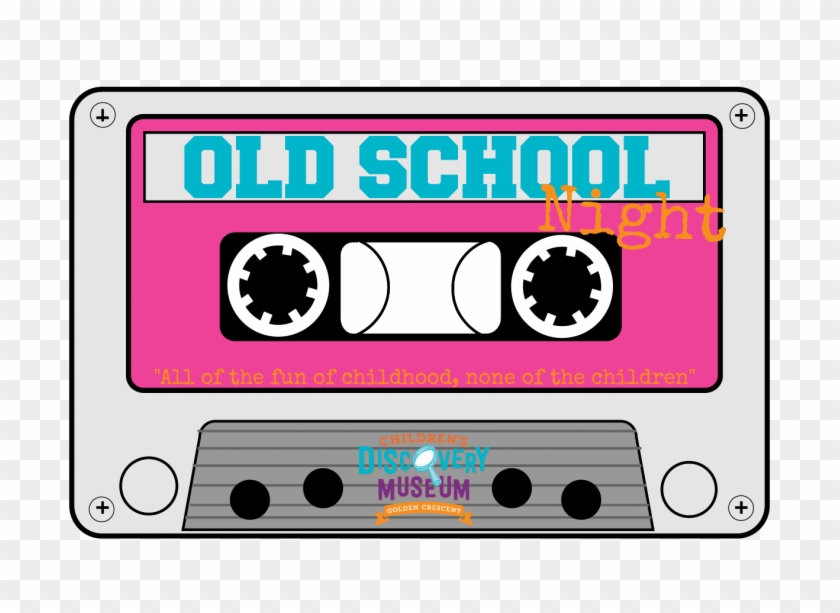 80s Cassette Tape Clipart 1 - Old School 80's Cassette Tape #63047