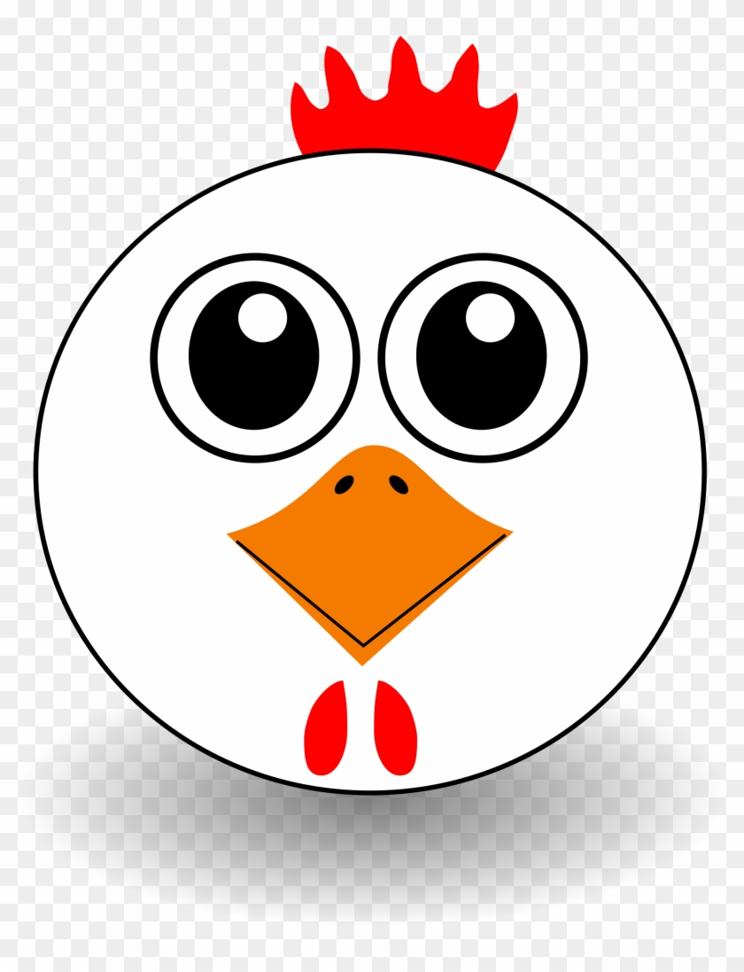 Big Image - Cute Chicken Face Cartoon #63074