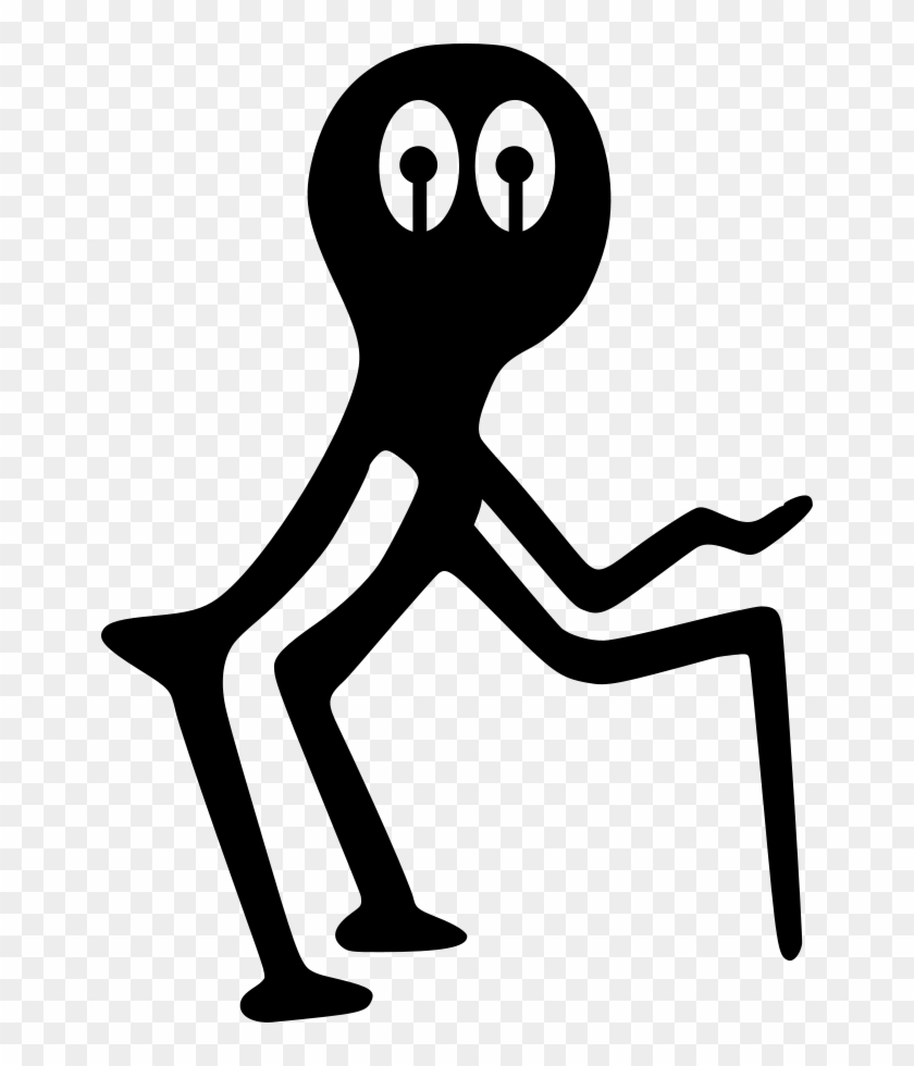 Happy Small Man Running Clipart, Vector Clip Art Online, - Old Symbol #63459