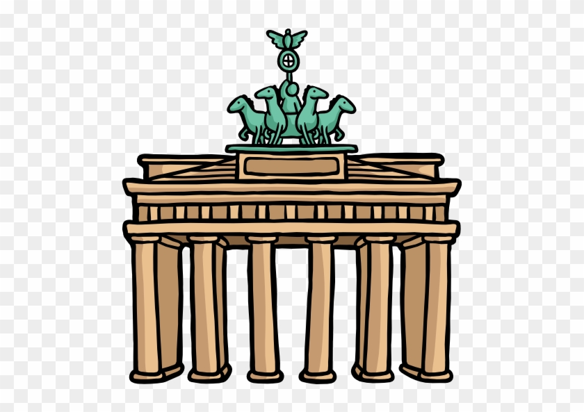 Know - Puerta De Brandenburgo Dibujo #63738