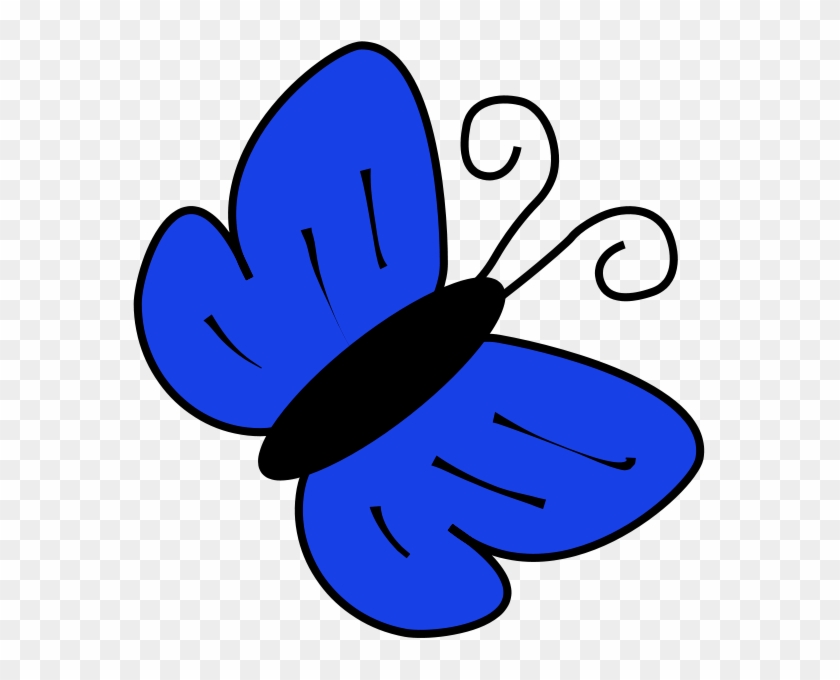 A Bluish Clipart - Blue Butterfly Clip Art #63820