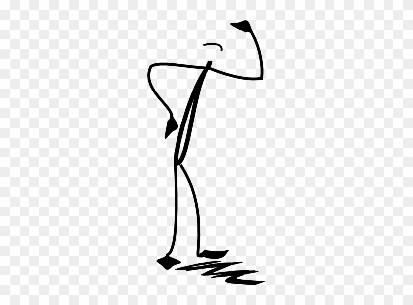 Sad Stick Man Clip Art - Sad Stick Man #63956