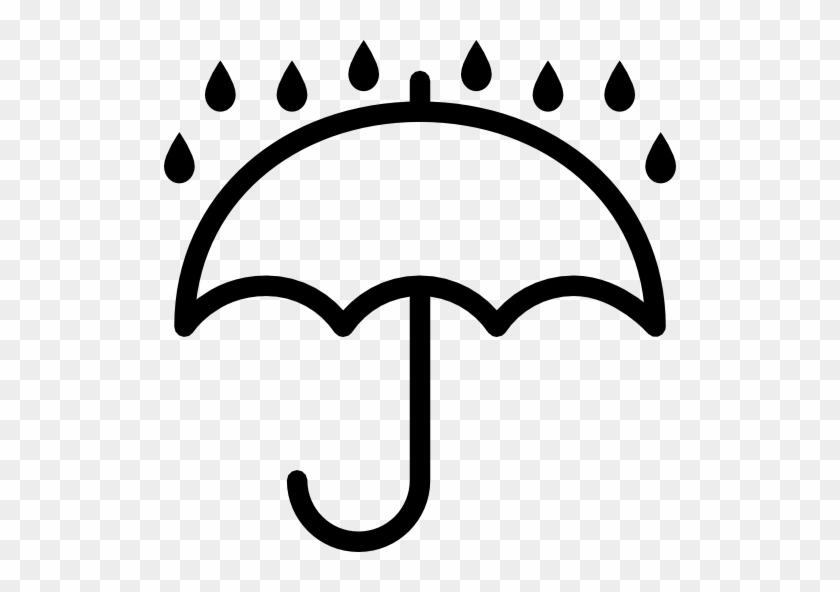 Weather Rain Umbrella 4568 - Keep Dry Icon Vector #63989