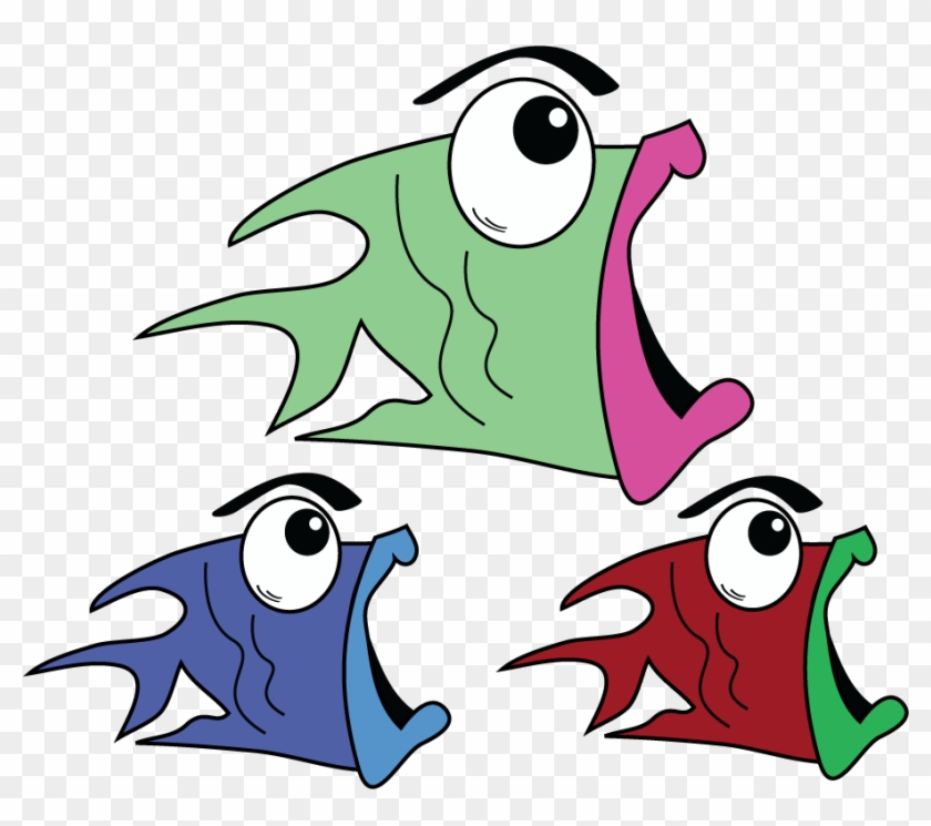 The Gill Lice Epidemic Expands - Scared Fish Clipart #64066