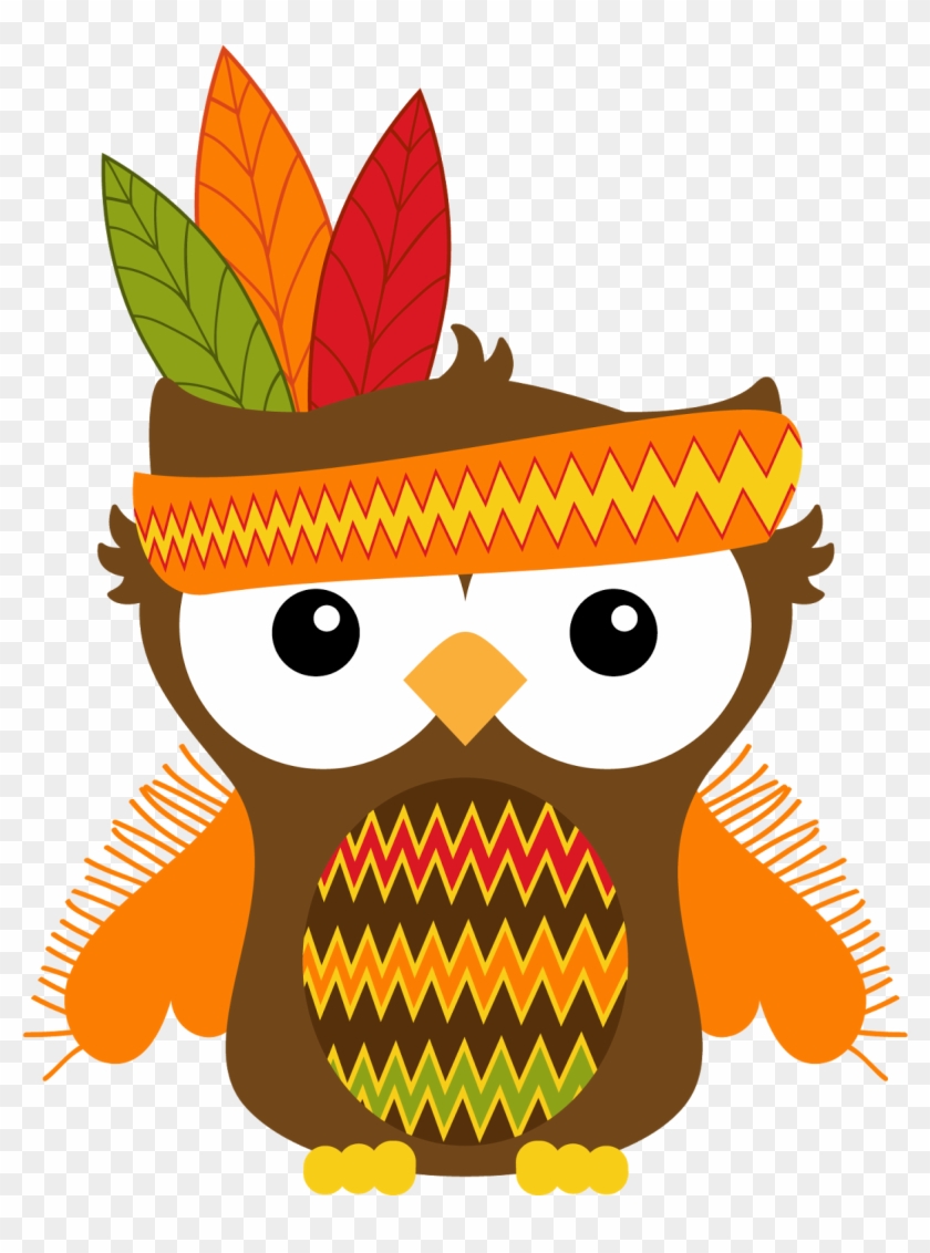 November - Owl Turkey Clipart #64252