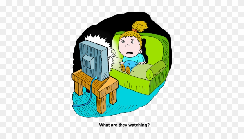 Movie Night Clipart Hostted - Watching Tv At Night Clipart #64259