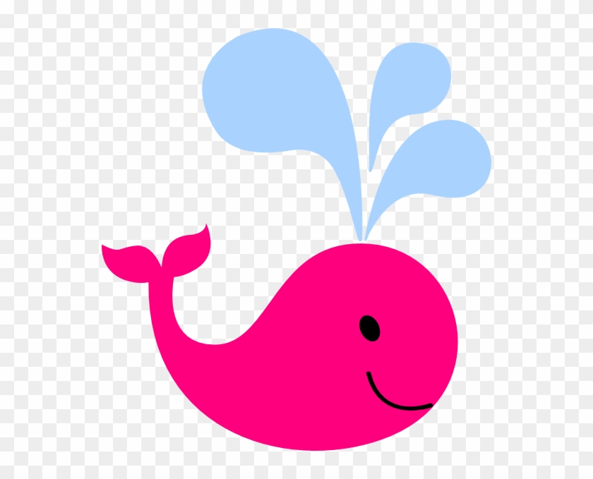 Anchor Clipart Pink Baby Whale - Pink Nautical Clip Art #64311