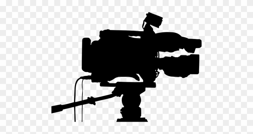 6952 Camera Clip Art Silhouette Public Domain Vectors - Video Camera Silhouette #64448