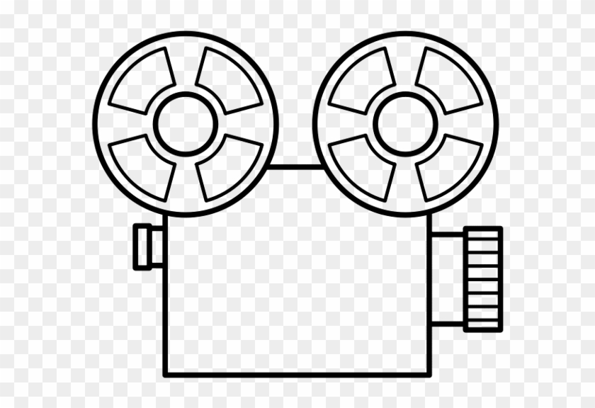 Video Camera Clip Art Transparent - Old Video Camera Drawing #64590