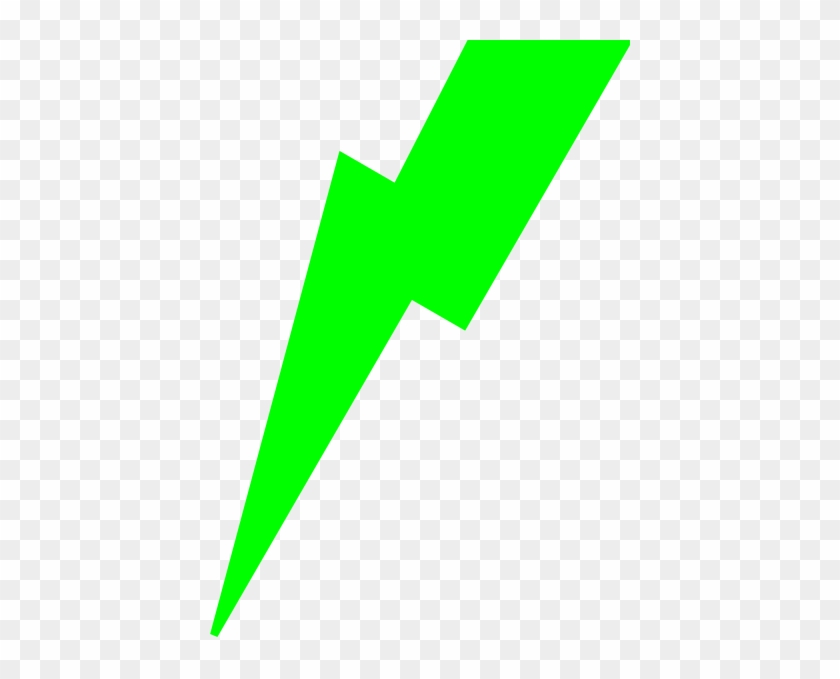 Green Lightning Bolt Clip Art At Clker - Lime Green Lightning Bolt #64598