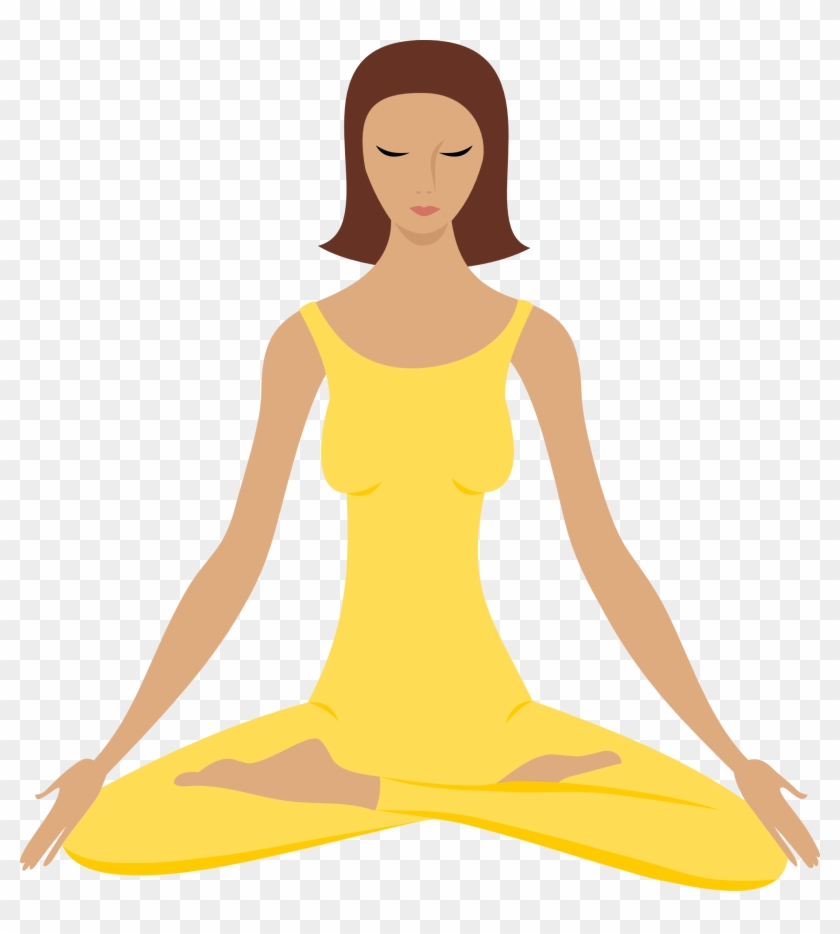 Meditating - Yoga Clipart Png #64659