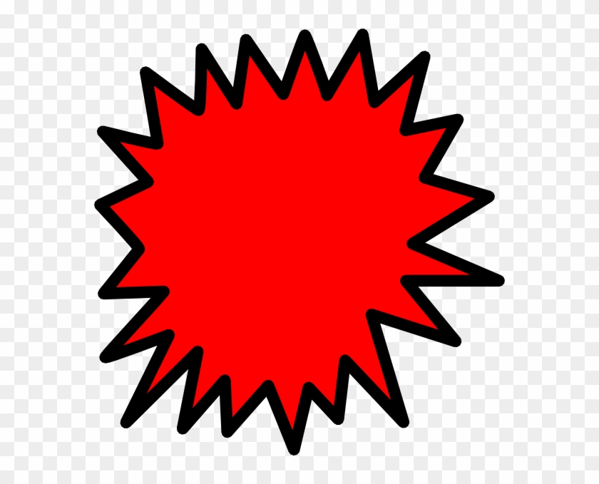 Starburst Clipart Clip Arts - Red Starburst Clip Art #64757