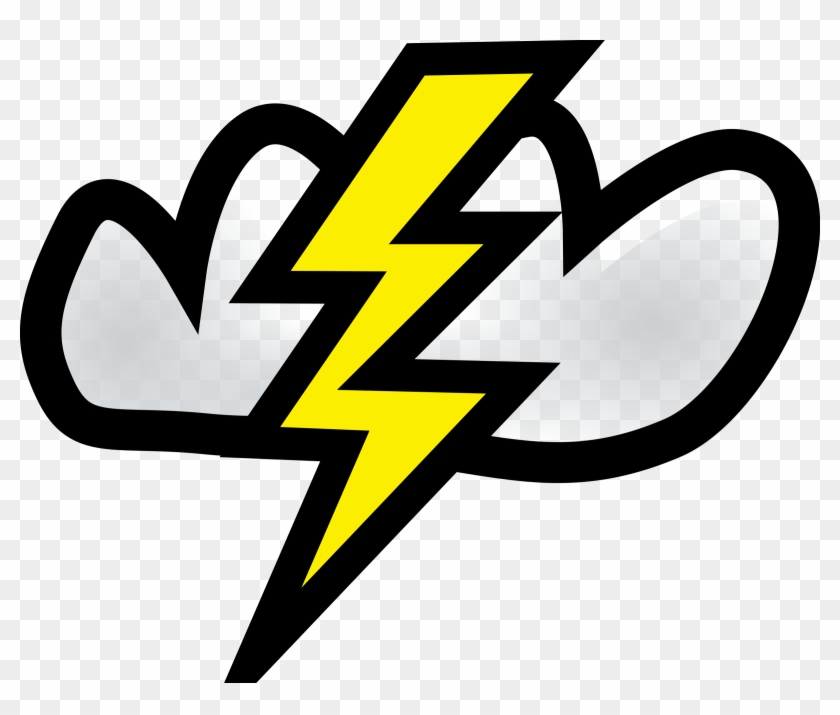 Black Thunder Clipart - Lightning Bolt Clipart #64778