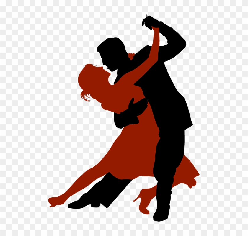 Danse Clipart Tango - Ballroom Dancing Silhouette #65016