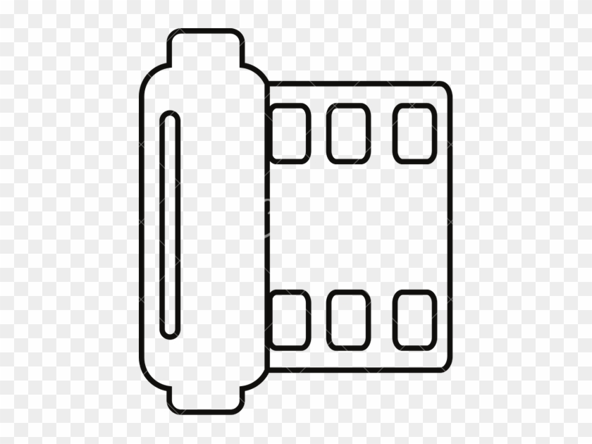 Film Roll Line Art - Roll Film #65095