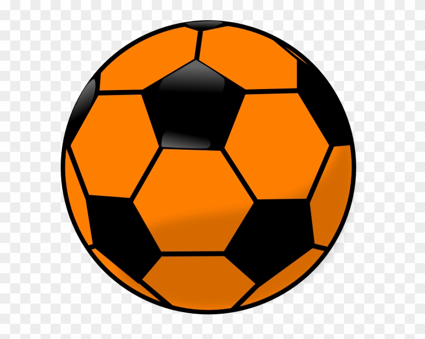 Strikers - Orange And Black Soccer Ball #65165