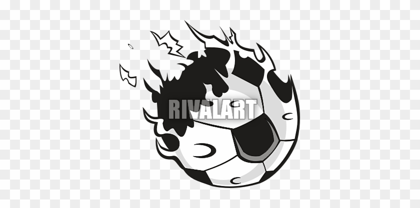 Lightning Soccer Ball Clip Art - Soccer Ball Clipart #65204