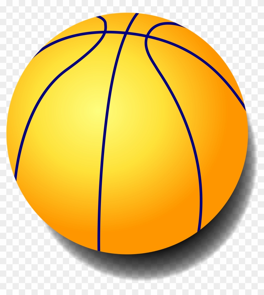 Basketball Ball Light - Yellow Basketball Png #65285