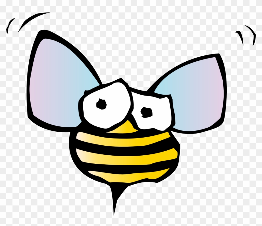 Clip Art Of Bees - Cartoon Bugs #65284