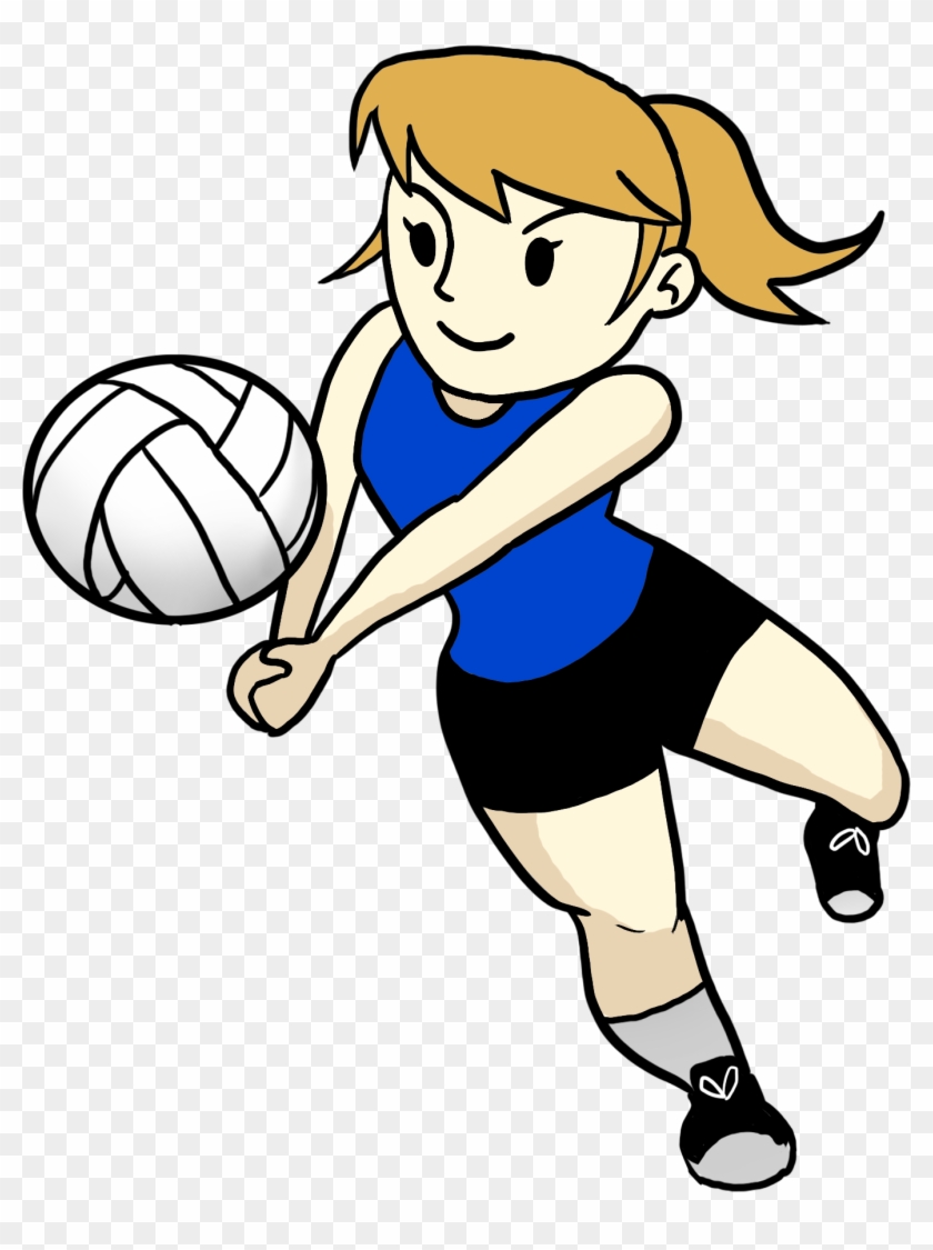 Images For Volleyball Coach Cartoon - Emojis De Volleyball #65305