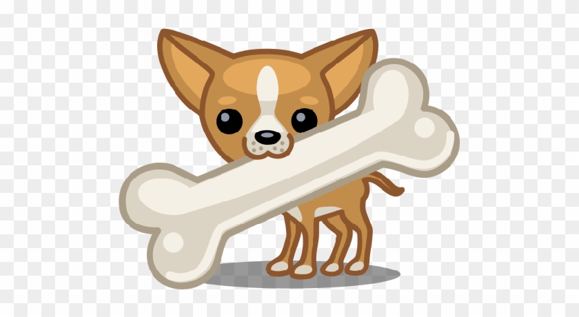 Dog Bone Clipart Cartoon Pictures Of Dog Bones 2 Free - Cute Chihuahua  Cartoon - Free Transparent PNG Clipart Images Download