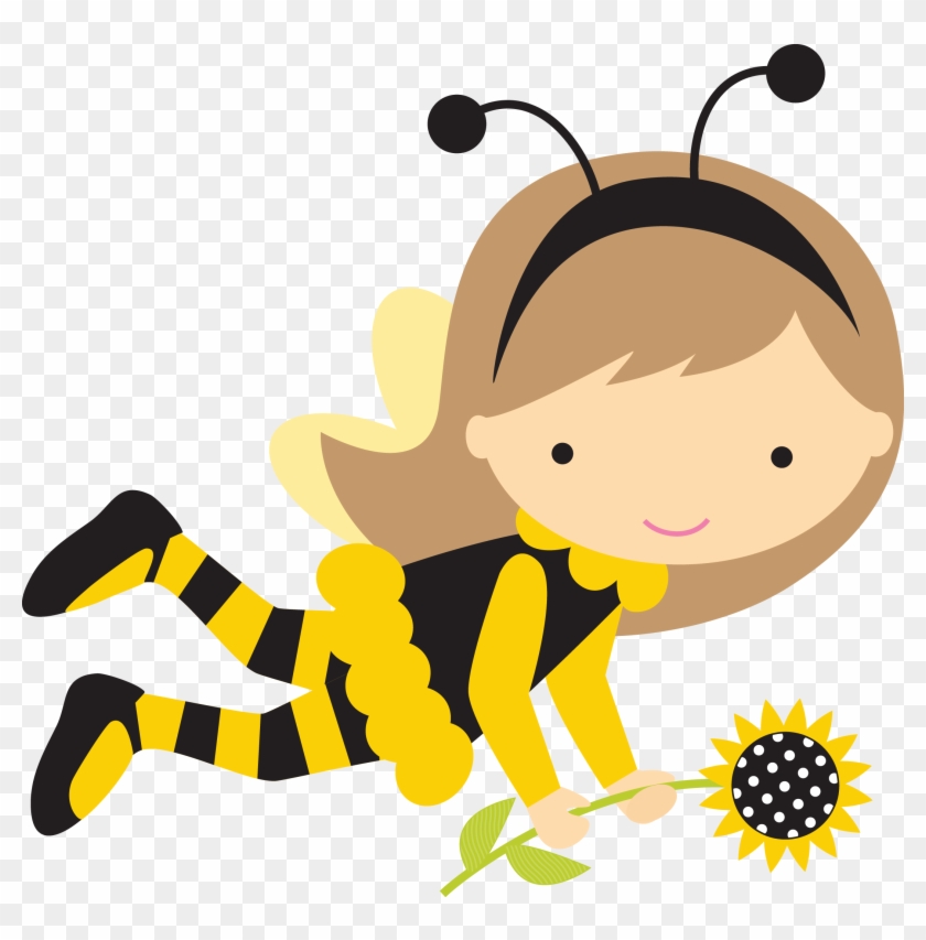 Menina Abelha - Pesquisa Google - Bumble Bee Girl Clipart #65342