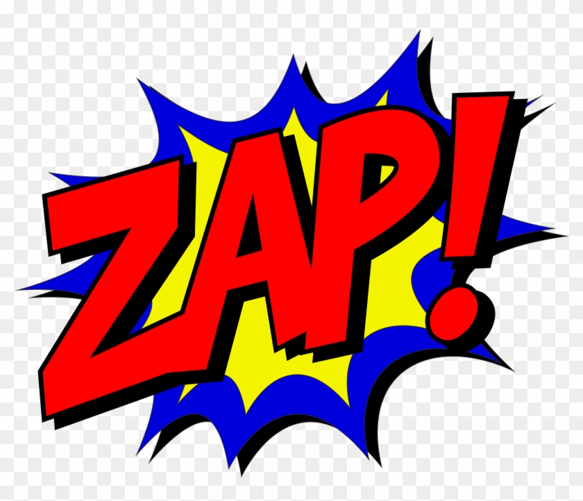 Zap-1601678 - Kapow! Zap! Pow! Comic Book Themed Shower Curtain For #65352