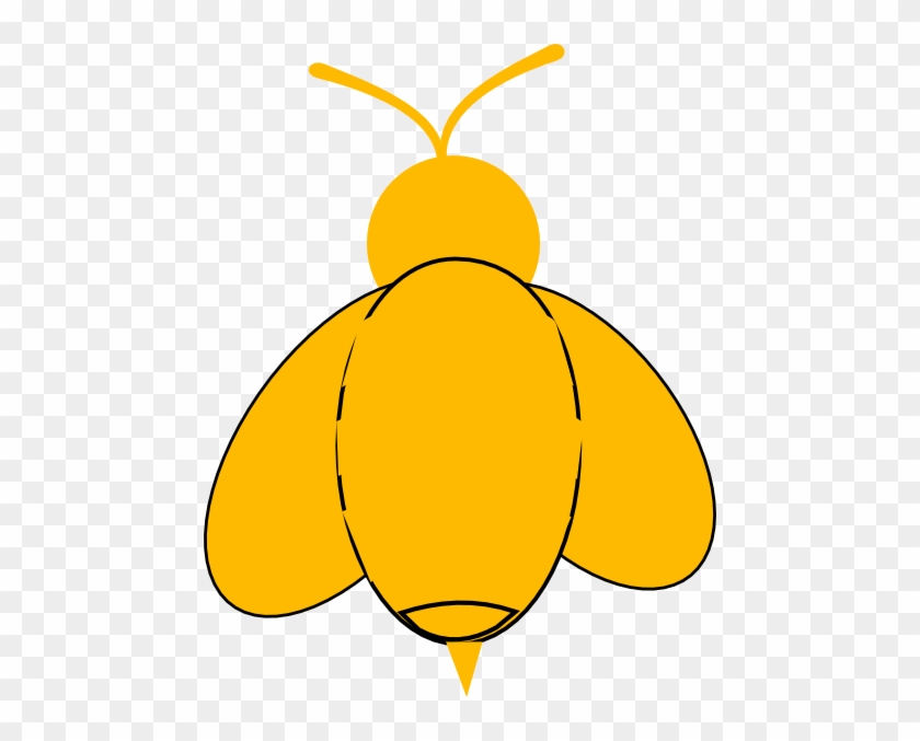 Yellow Bumble Bee Clip Art - Abeille Gabarit #65393