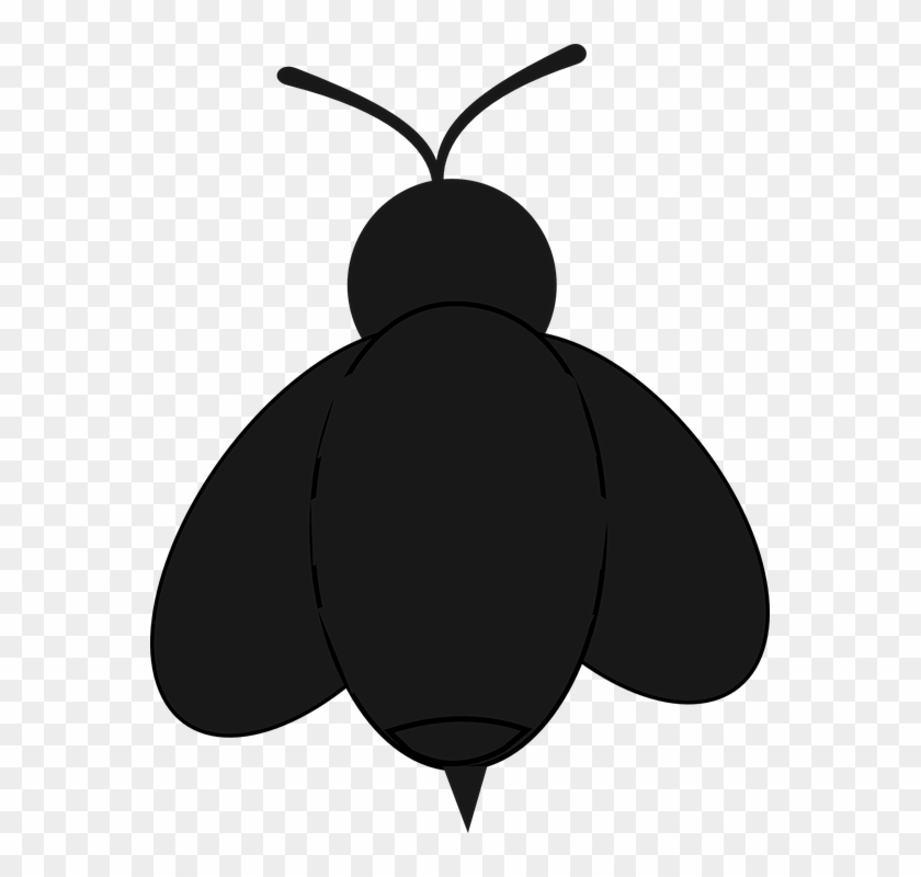 Bee Clip Art Black Png #65411