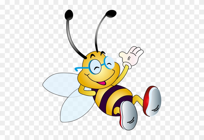 Clip Art Insect Images On A Transparent Background - Honey Bee Cartoon Png #65438