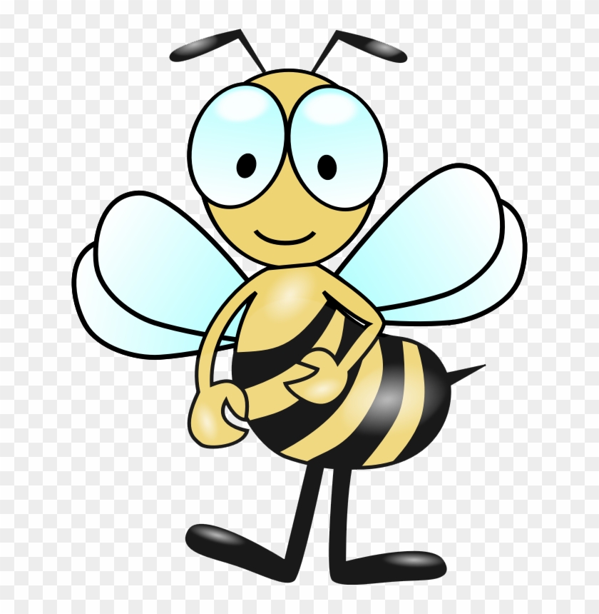 Cartoon Bumble Bee Clip Art Clipart - Parts Of A Bee Worksheet #65463