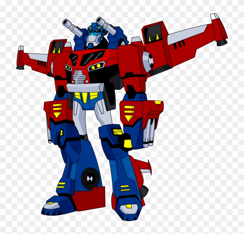 Transformers Clipart Optimus Prime Pencil And In Color - Transformers Animated Optimus Prime Super Mode #65507