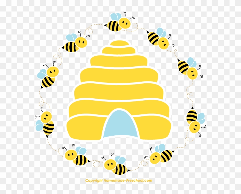 Honey Bee Beehive Queen Bee Clip Art - Honey Bee Beehive Queen Bee Clip Art #65514