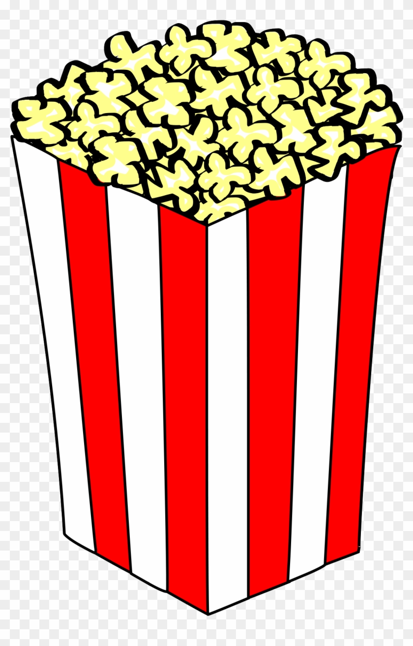 Clipart Of Popcorn Panda Free Images - Popcorn In A Box #65556