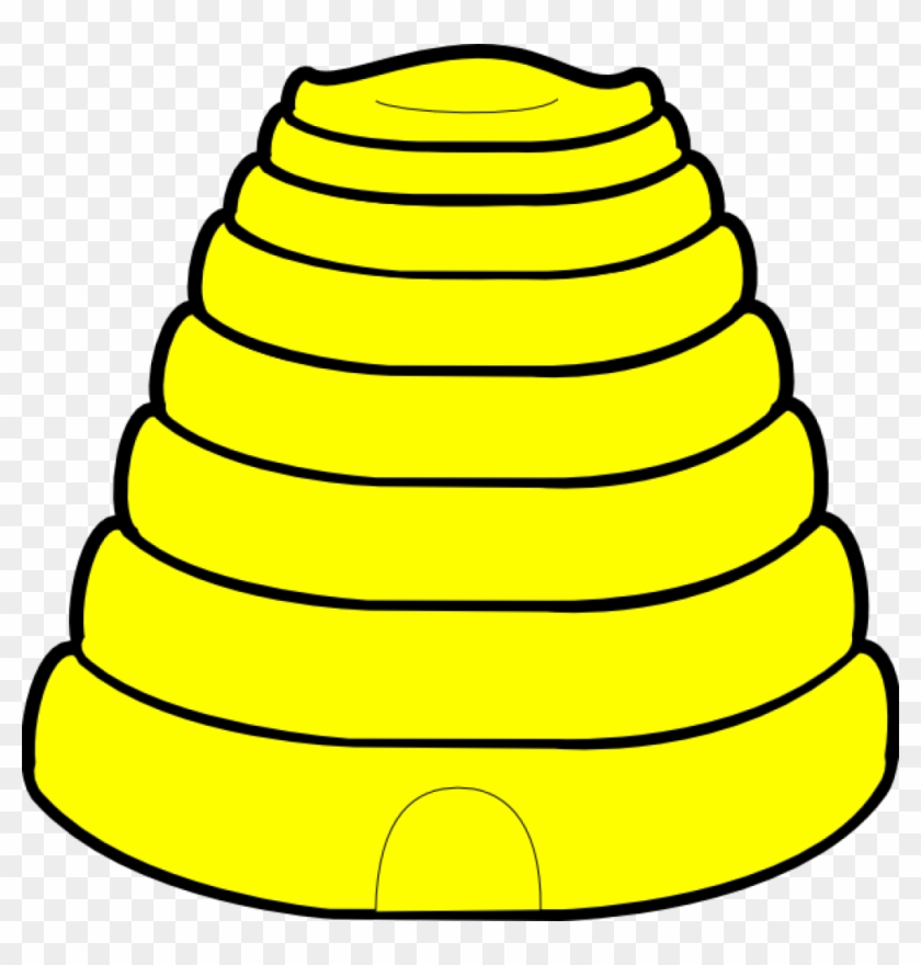 Hive Clip Art - Bee Hive Coloring Page #65579