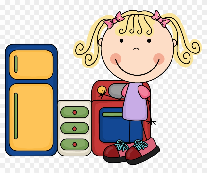Kids Housekeeping Clipart - Dramatic Play Center Clipart #65632