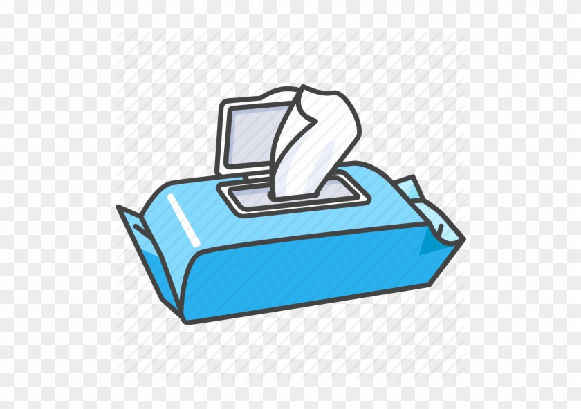 Baby Child Cleaning Tissues Water Wet Wipes Icon - Wet Wipes Icon #65669
