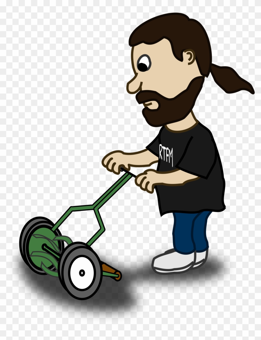Big Image - Cartoon Lawn Mower Gif #65801