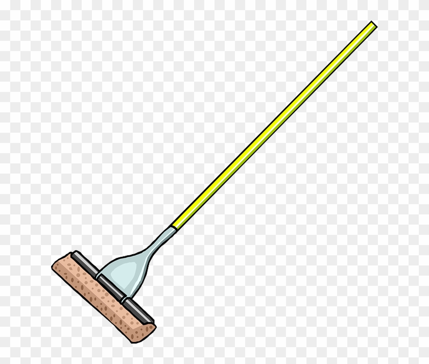 House, Home, Tool, Ground, Cleaning, Mop, Clean - Mop Clipart #65843