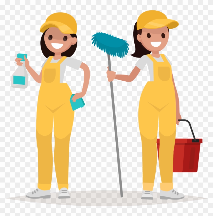 Carpet Cleaning Services - Woman Worker Vector #65845