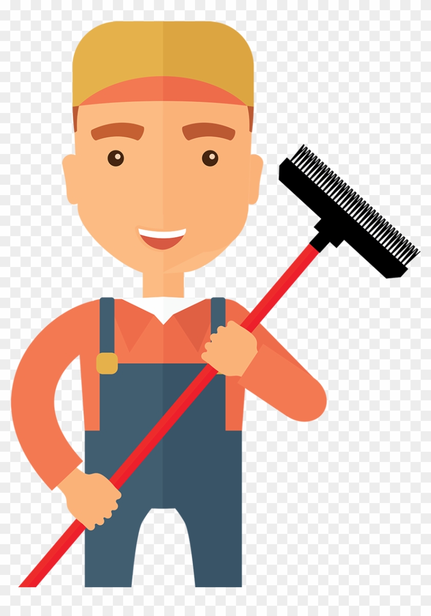 The Window Cleaner - Window Cleaner Cartoon Png #65877