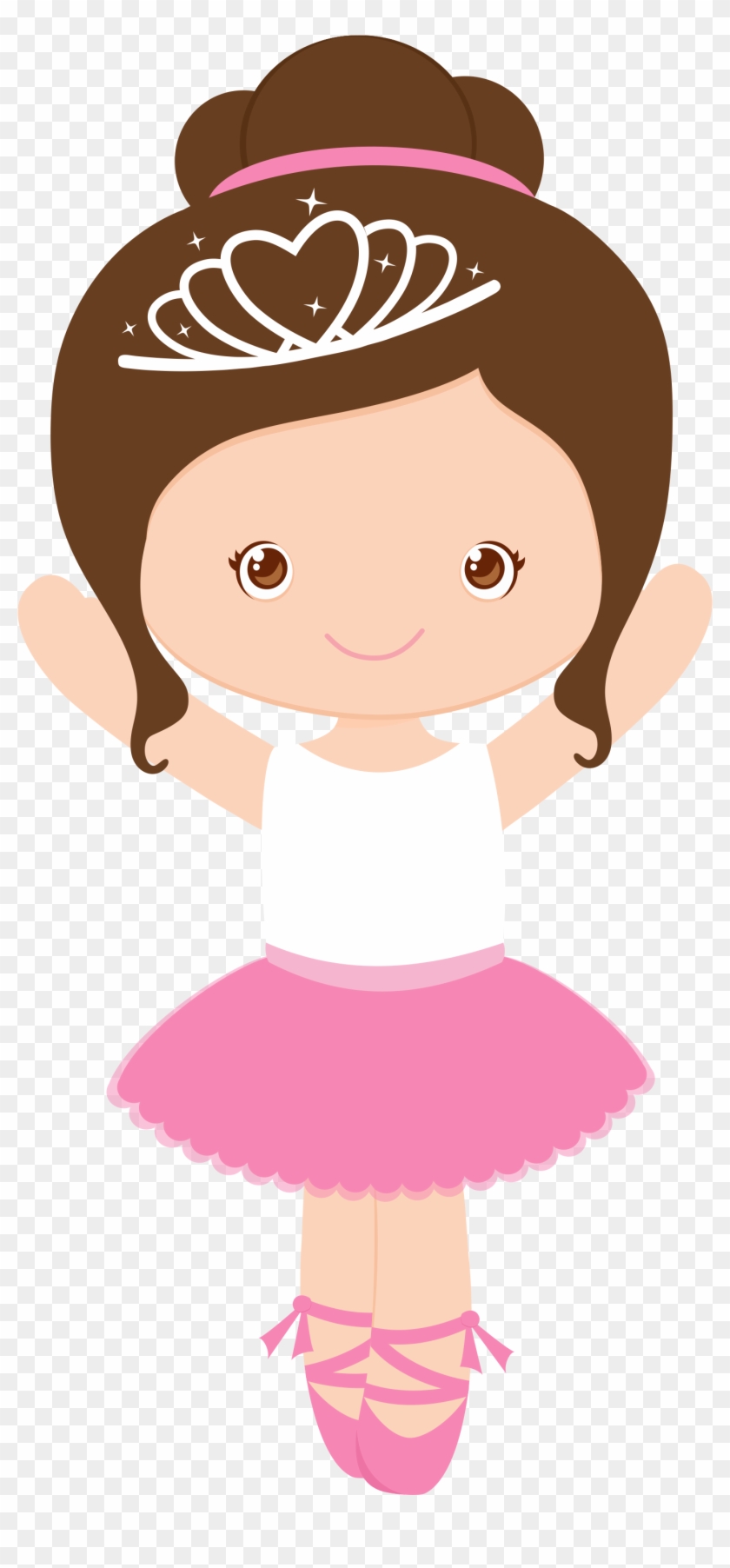 Girl Cartoon, Ballerina Party, Girl Birthday, Girls - Bailarina Princesa #66008