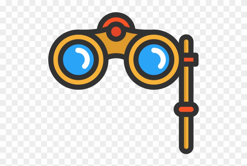 Binoculars Free Icon - 望 眼镜 图片 卡通 #66052