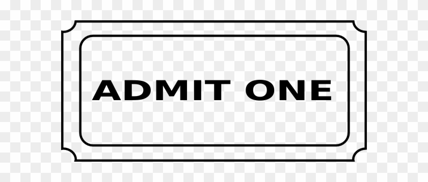 38 Free Printable Admit One Ticket Clipart - Admit One Ticket Template #66056