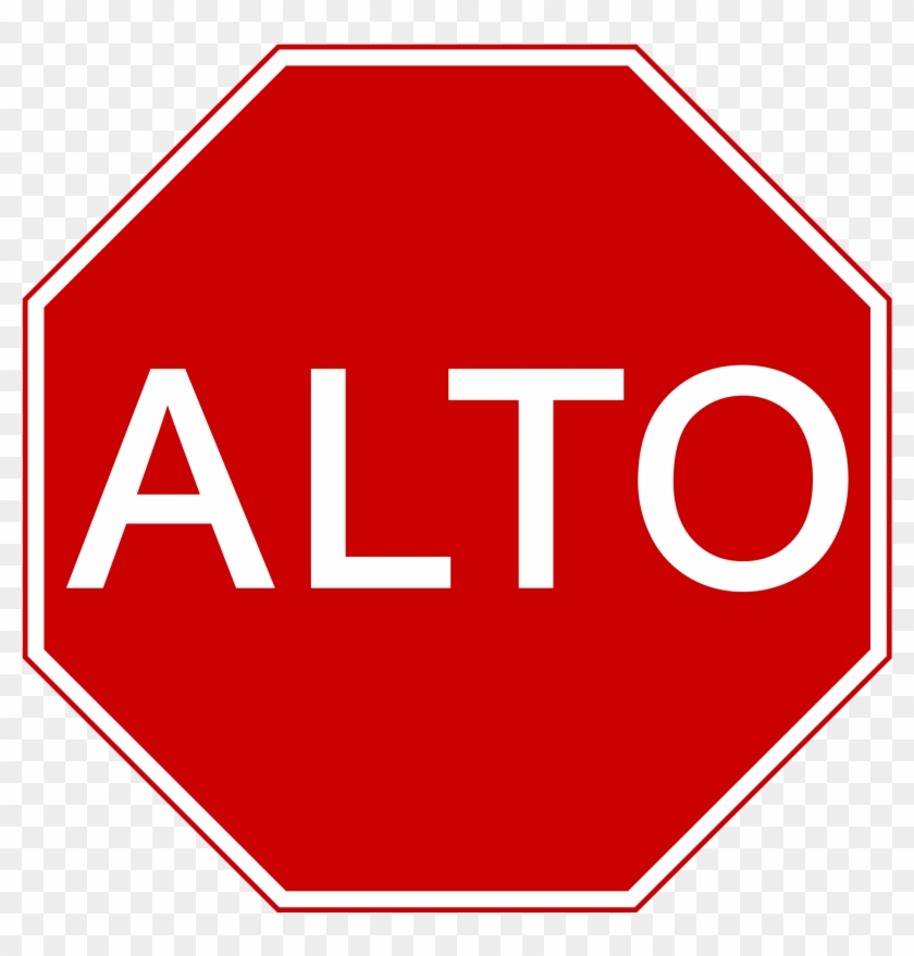 Alto Stop Sign - Letrero Stop #66200