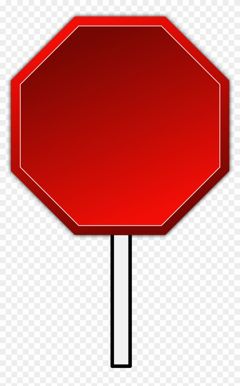 Big Image - Blank Stop Sign Clip Art #66217