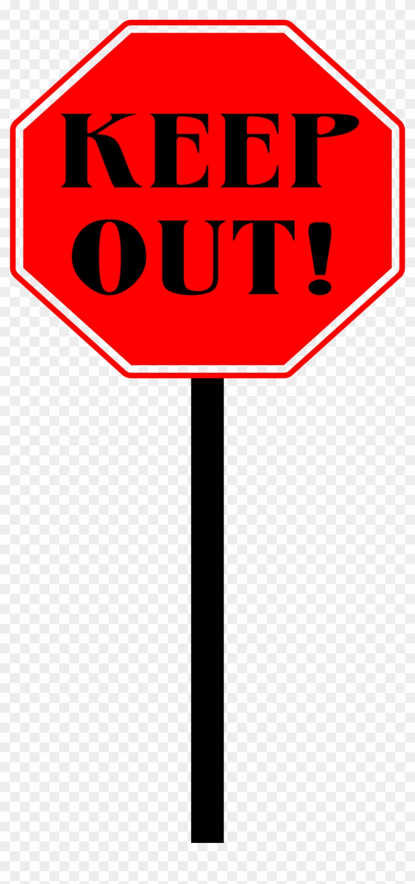 Keep Out Sign Clipart #66302